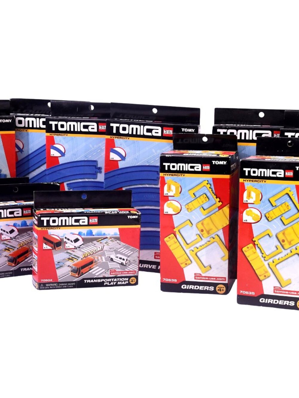 Huge Tomica Hypercity Expansion Lot TOMY Rails Girders Pavement Play Map
